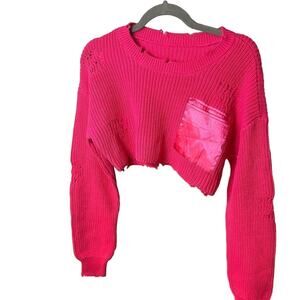 NEW SER.O.YA Devin Cropped Sweater Small